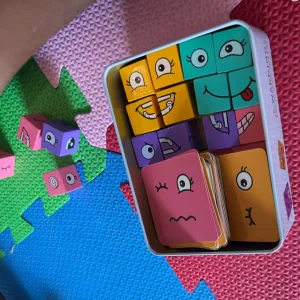 Mottok Expression Puzzle Building Blocks Game with Bell fra kunde S****n.