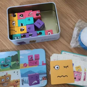 Mottok Expression Puzzle Building Blocks Game with Bell fra kunde N****a.