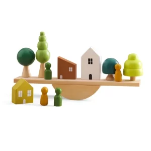 Montessori-leke, stableleke, Montessori-stableleke, stableklosser i tre