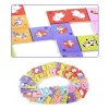 domino set, cartoon domino, animal domino, wooden domino, dominoes game set