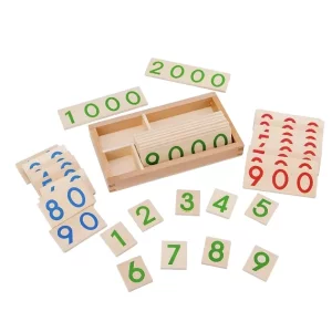 matematikkundervisning, tallkort