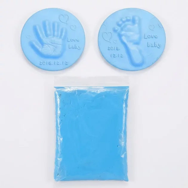 clay handprint, clay footprint, handprint clay kit