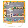 magnetic maze, magnetic alphabet maze, alphabet maze