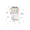 nursery wall decor, switch sticker, wall sticker, wall decal, cute wall decor