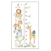 wall decal height chart, height chart for wall, height chart sticker, giraffe height chart