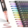 outline marker, metallic marker, outline gel pen, coloured gel pen
