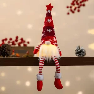 christmas led gnome decor