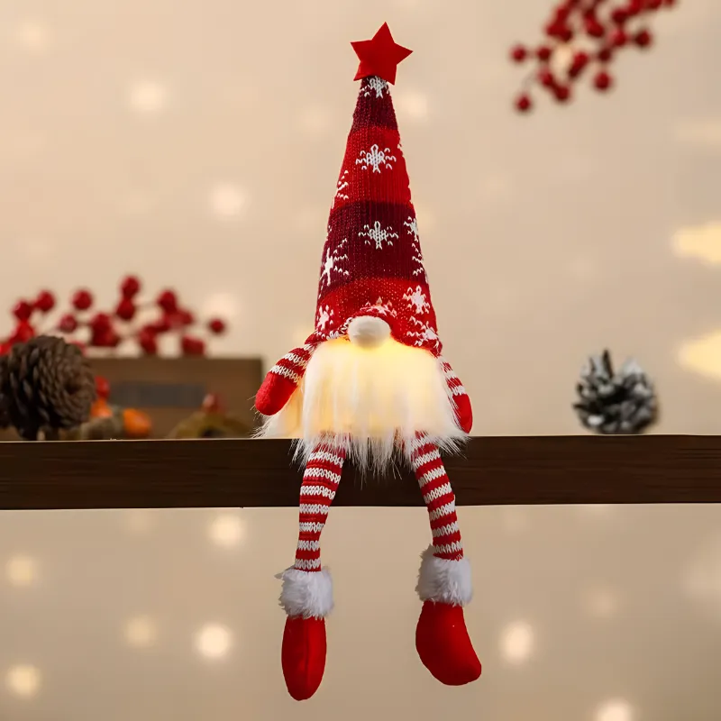 christmas led gnome decor