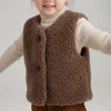 winter vest, plush vest, lamb wool vest, buttoned vest, button up vest, warm vest