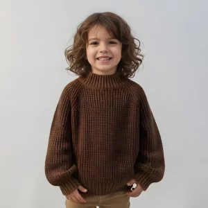 high neck sweater, loose sweater, knitted sweater, chunky knit sweater, oversized knit sweater