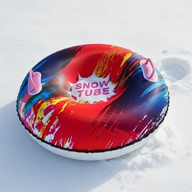inflatable snow sled, snow tube, inflatable snow tube, winter tube, snow sliding