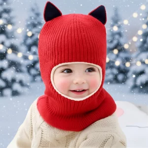 balaclava with ears, knit balaclava, balaclava hat