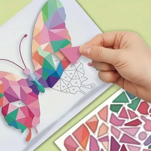 animal geometric puzzle, sticker puzzle