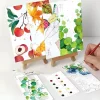 diy watercolor bookmark, watercolor paint set
