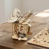 wooden assemble toy, butterfly 3d puzzle, butterfly wooden puzzle
