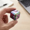 cube spinner, alloy cube spinner, spinner fidget toy, mini fidget spinner