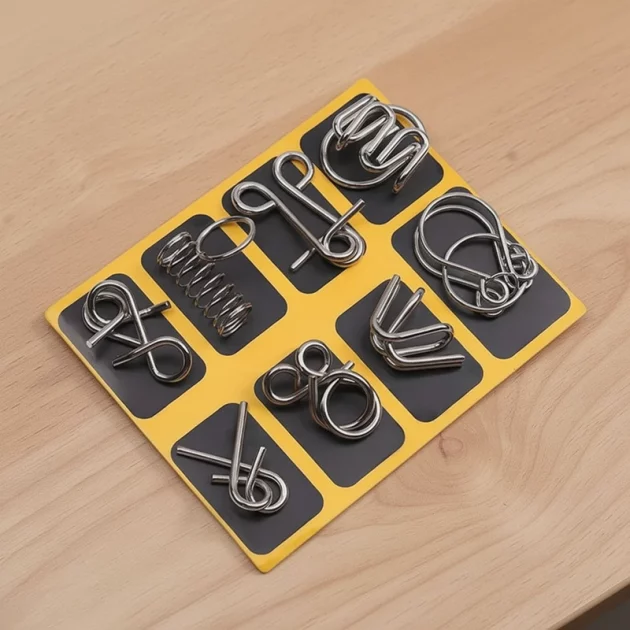 unlock puzzle, unlock metal puzzle, metal wire puzzle