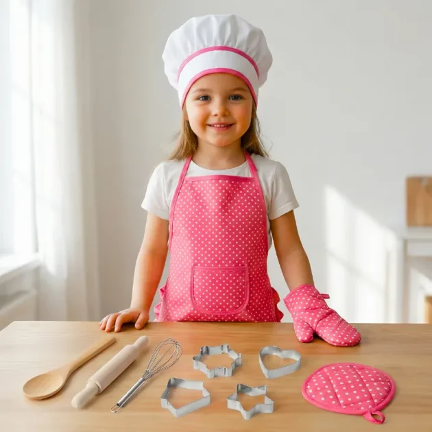chef role play costume set, chef pretend play