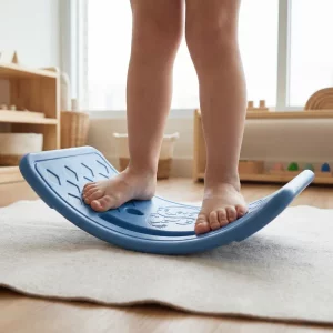 wobble board montessori, montessori balance board, balance board toy