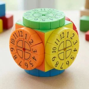 Time Magic Cube hjernetrim-puslespill for barn