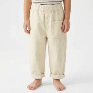 Varme Vide Kordfløyelsbukser i Bomull for Barn