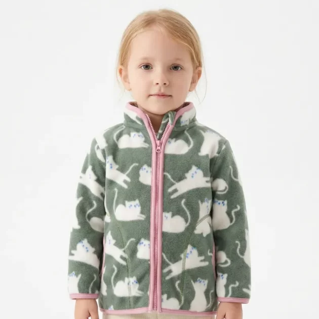 fleece zip up jacket, warm zip up jacket