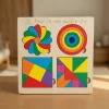 wooden tangram puzzle