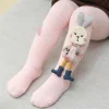 knitted tights, soft cotton tights, cute rabbit tights