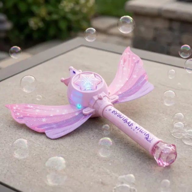 light up bubble wand, bubble blower wand, princess bubble wand