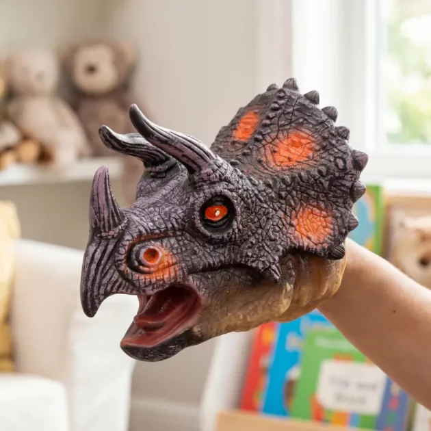 dinosaur hand puppet