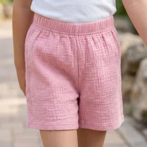 Uformelle sommershorts i bomull for barn