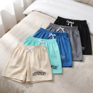 5 stk. hurtigtørkende sportsshorts for barn